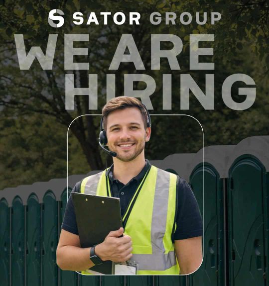 Betriebsleiter für Sanitäranlagen bei der Sator Group in Baden-Baden – Vollzeitjob im Bereich Eventservice, Sanitärlogistik und Projektkoordination.